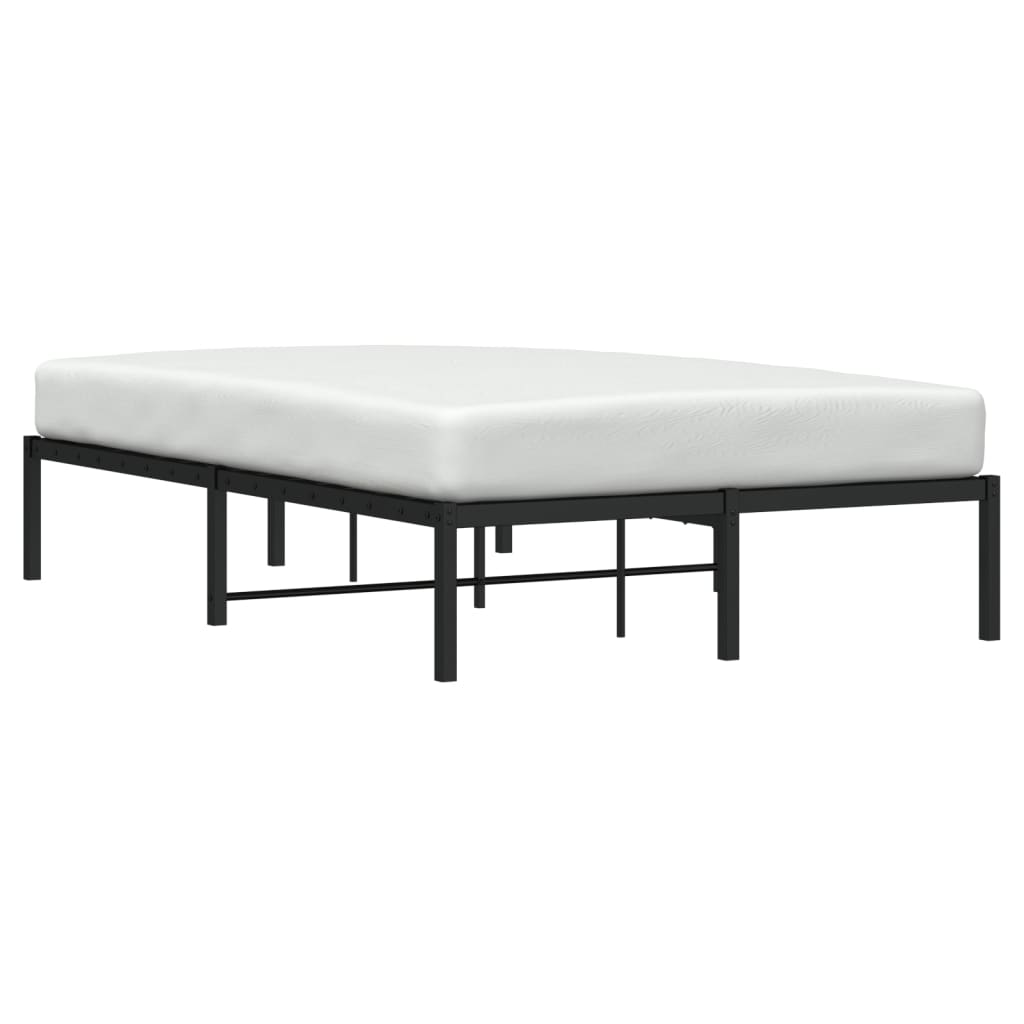 Metalni okvir za krevet crni 120 x 190 cm