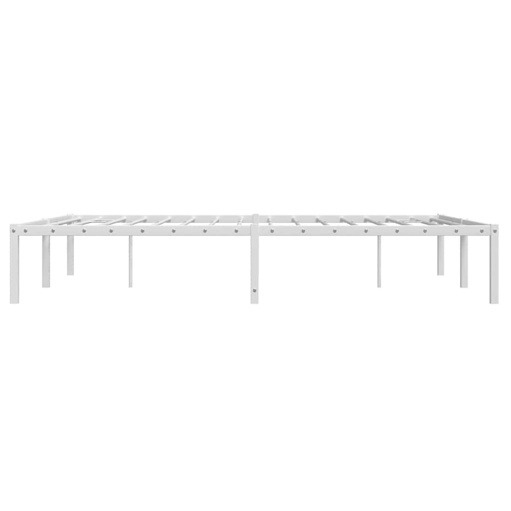 Metalni okvir za krevet bijeli 135x190 cm