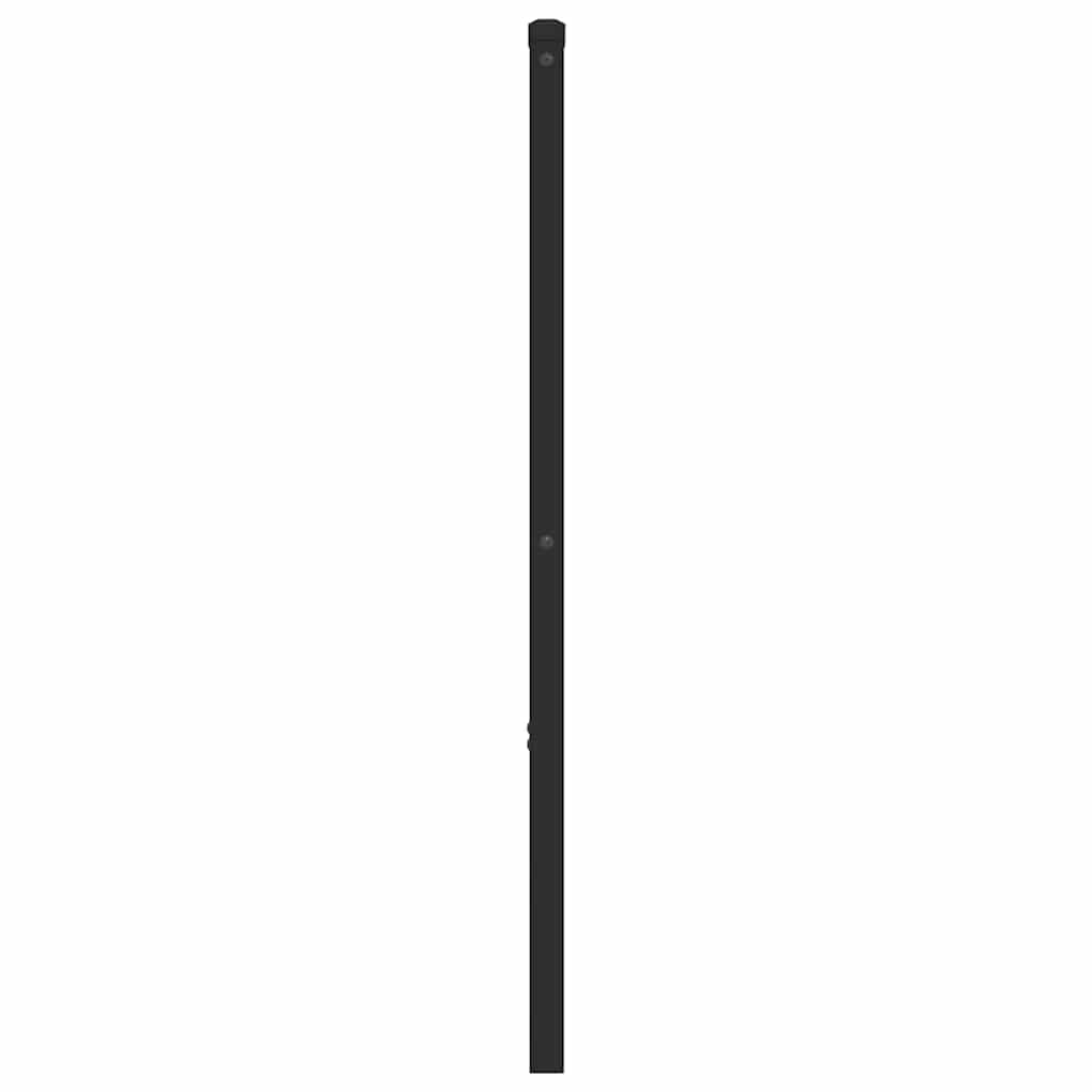 Metalno zamjensko uzglavlje crno 193 cm