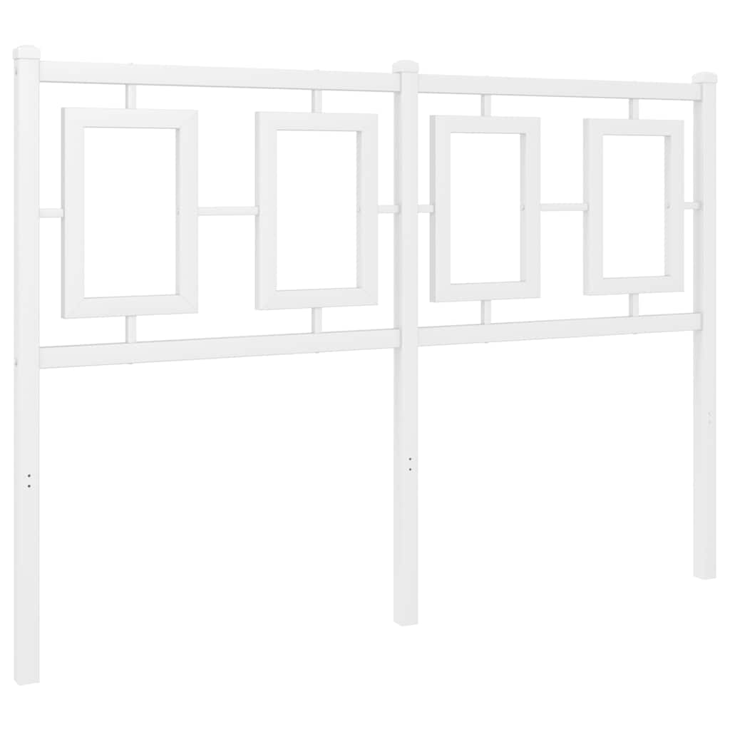 Metalno zamjensko uzglavlje bijelo 120 cm