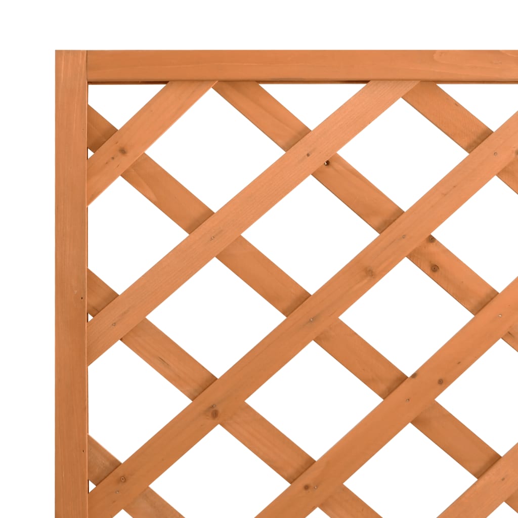 Sadilica s rešetkom smeđa od masivne jelovine