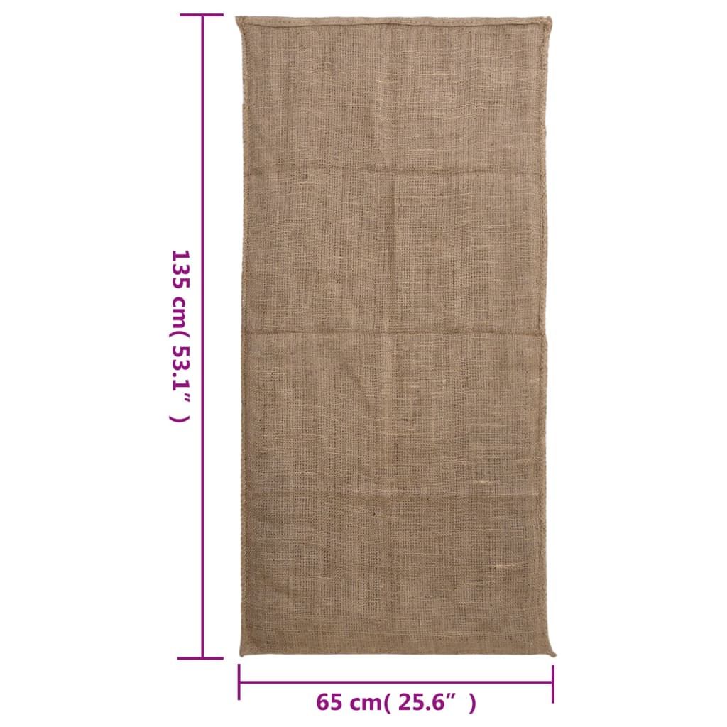 Jutene vreće 5 kom 65 x 135 cm 100 % juta 220 g/m²