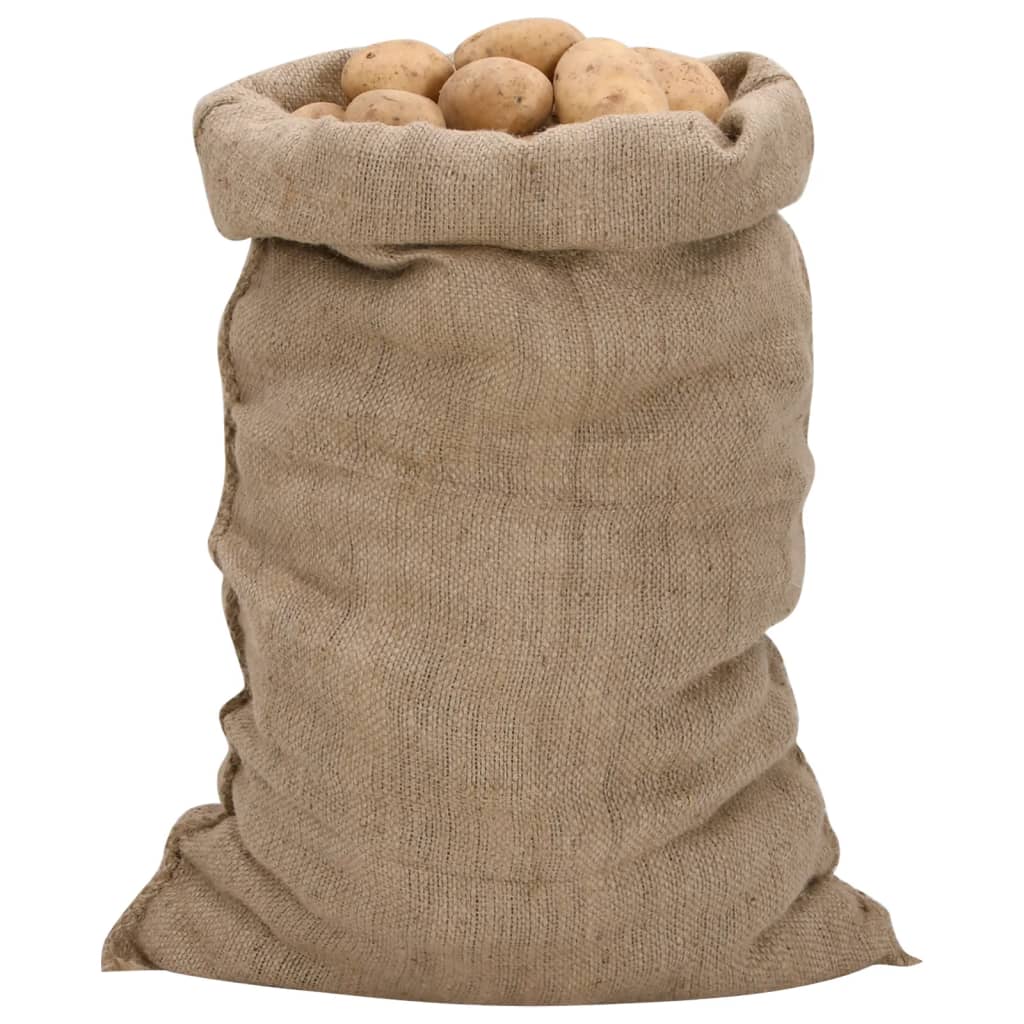 Jutene vreće 10 kom 60 x 105 cm 100 % juta 340 g/m²