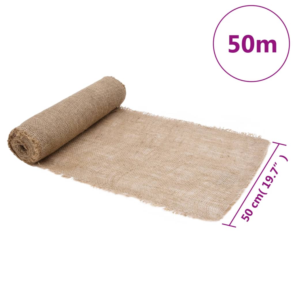 Juta u roli 0,5 x 50 m 100% juta 200 g/m²
