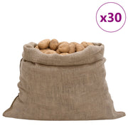 Jutene vreće 30 kom 100 x 110 cm 100 % juta 220 g/m²