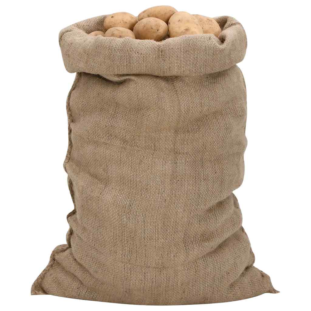 Jutene vreće 30 kom 60 x 105 cm 100 % juta 340 g/m²