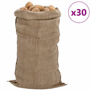 Jutene vreće 30 kom 65 x 135 cm 100 % juta 340 g/m²