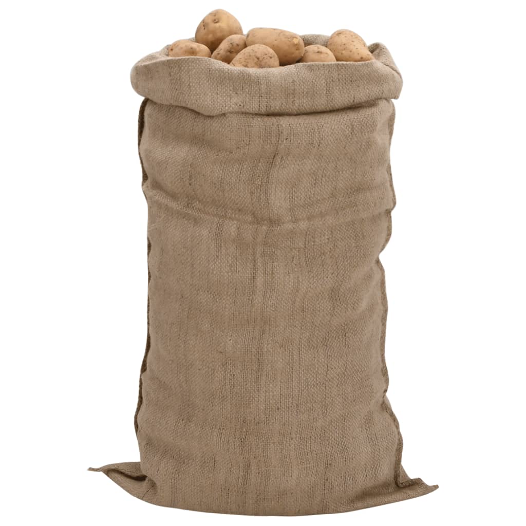 Jutene vreće 30 kom 65 x 135 cm 100 % juta 340 g/m²