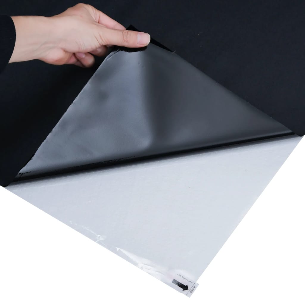 Prozorska folija statična matirana crna 90x2000 cm PVC