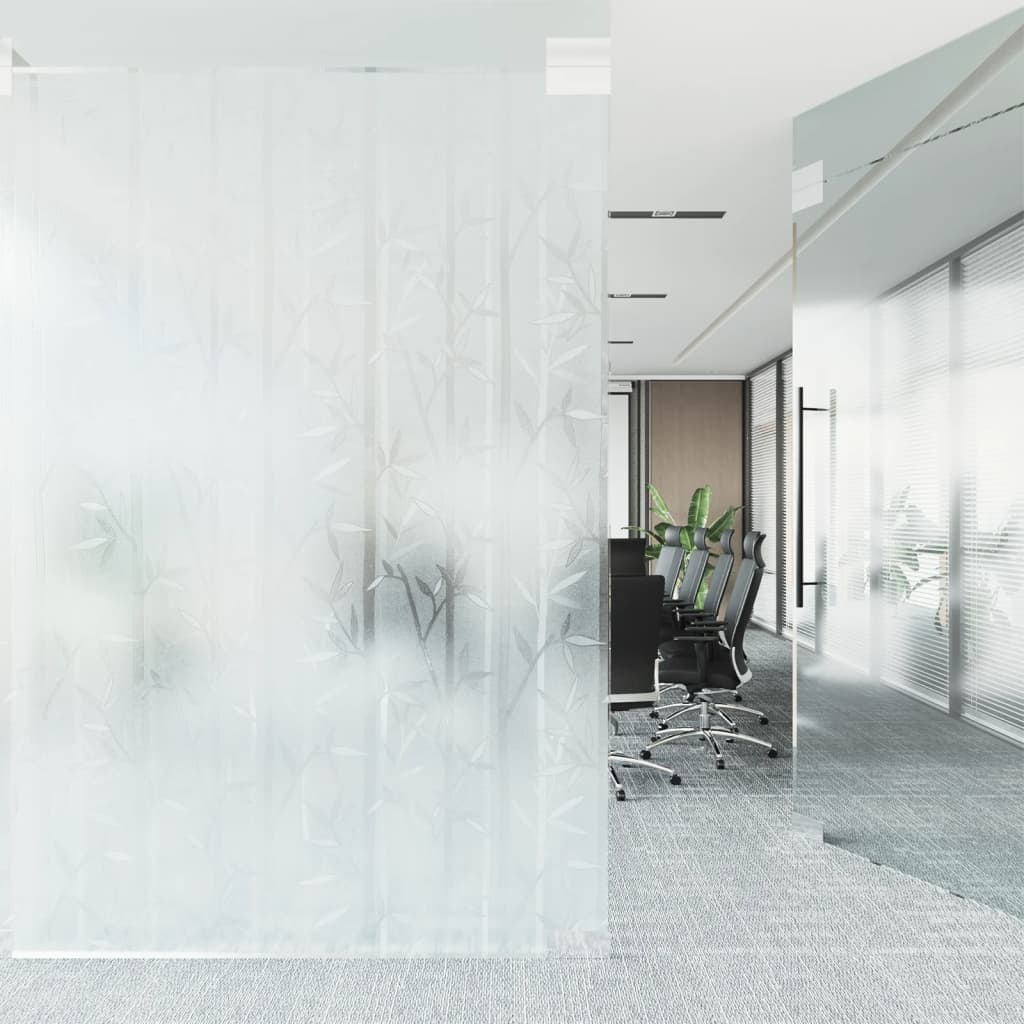 Prozorska folija matirana s uzorkom bambusa 45 x 500 cm PVC