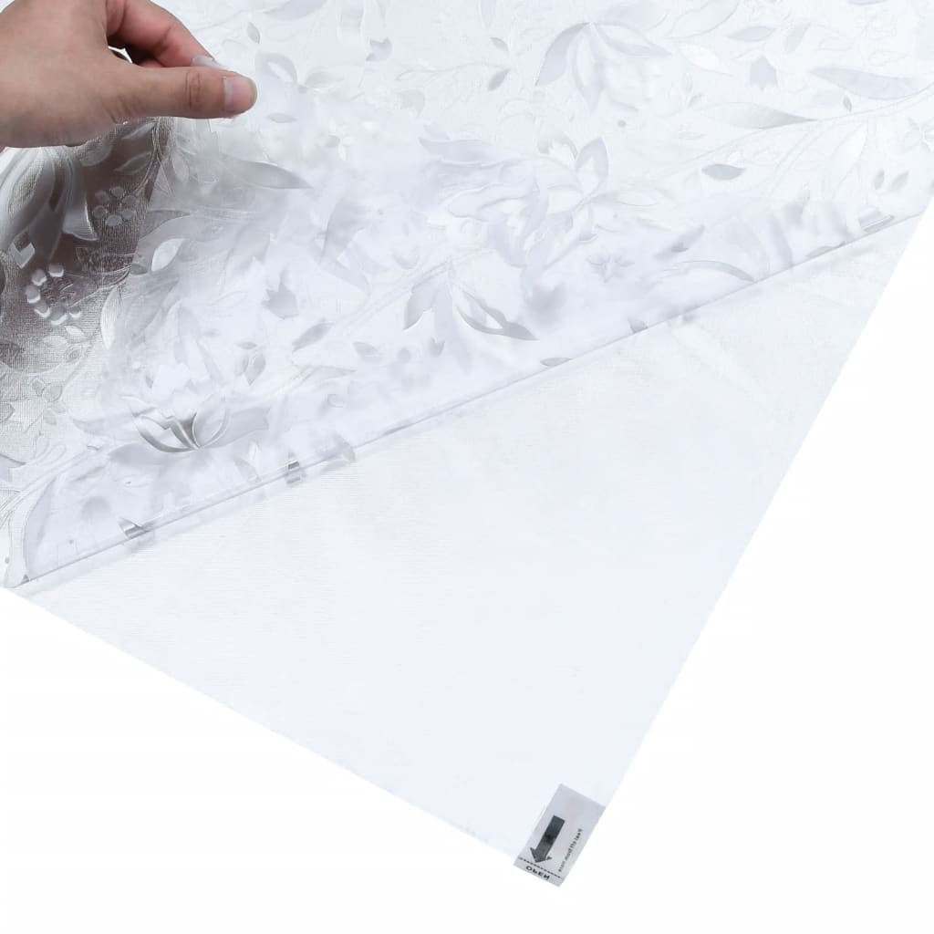 Prozorska folija matirana s cvjetnim uzorkom 45 x 500 cm PVC