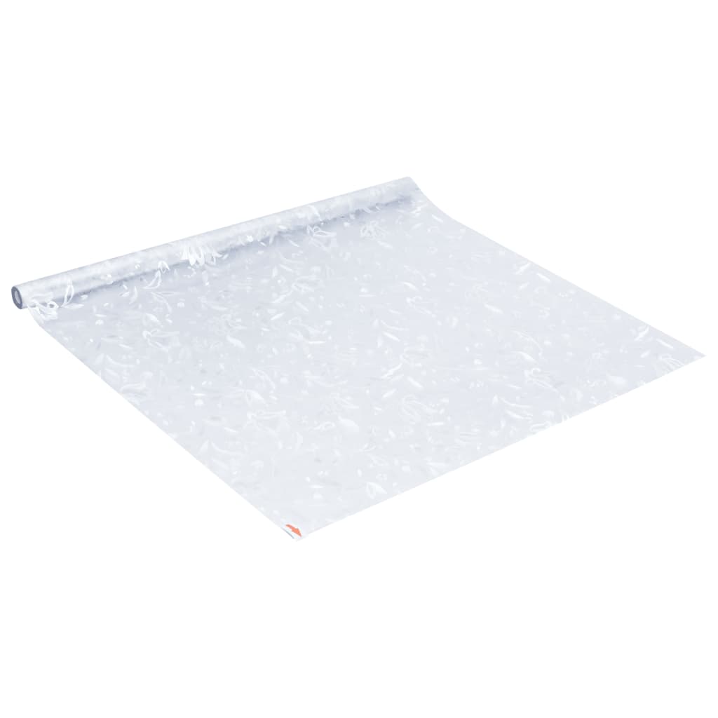 Prozorska folija matirana s cvjetnim uzorkom 60 x 500 cm PVC