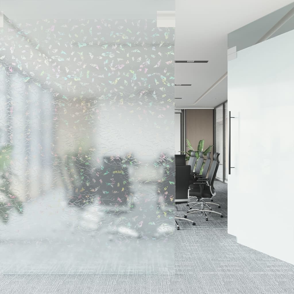 Prozorska folija matirane 3D s uzorkom duge 60 x 2000 cm PVC