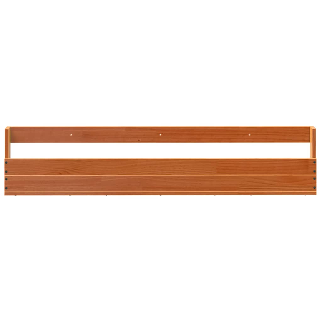 Zidni stalci za cipele 2 kom voštano smeđi masivna borovina