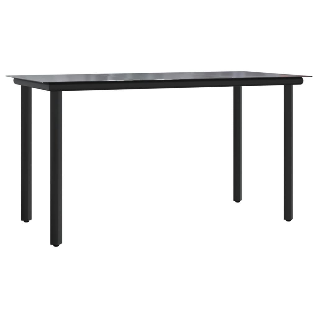 5-dijelni vrtni blagovaonski set s jastucima poliratan smeđi