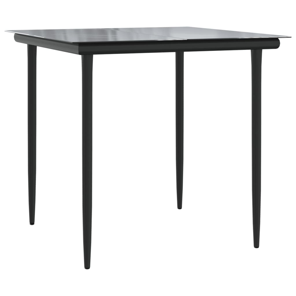 3-dijelni bistro set s jastucima smeđi od poliratana