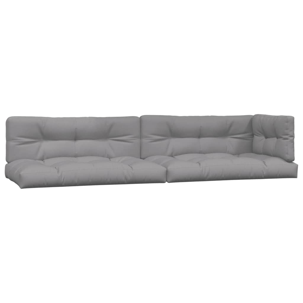 3-dijelni set vrtnih sofa od paleta s jastucima od drva bagrema