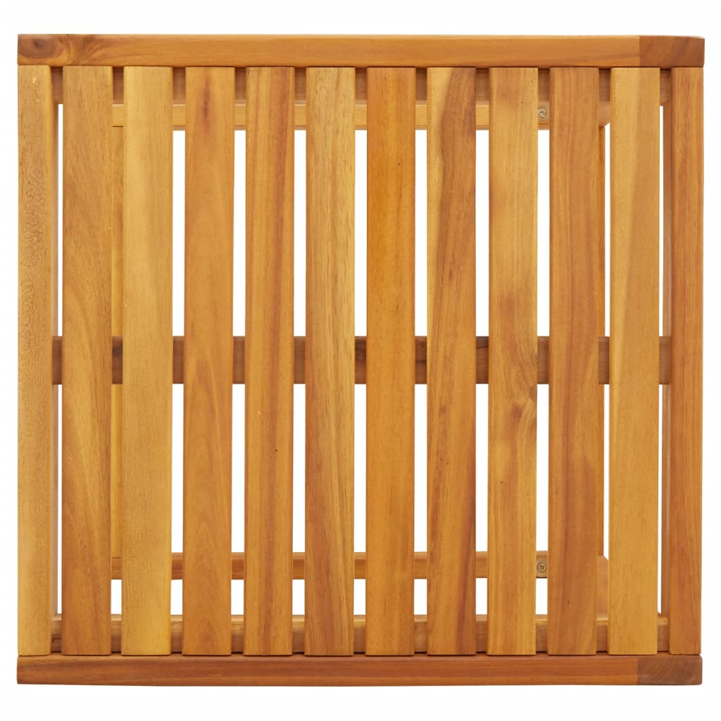 Stolić u obliku slova C 42 x 40 x 50 cm masivno drvo bagrema