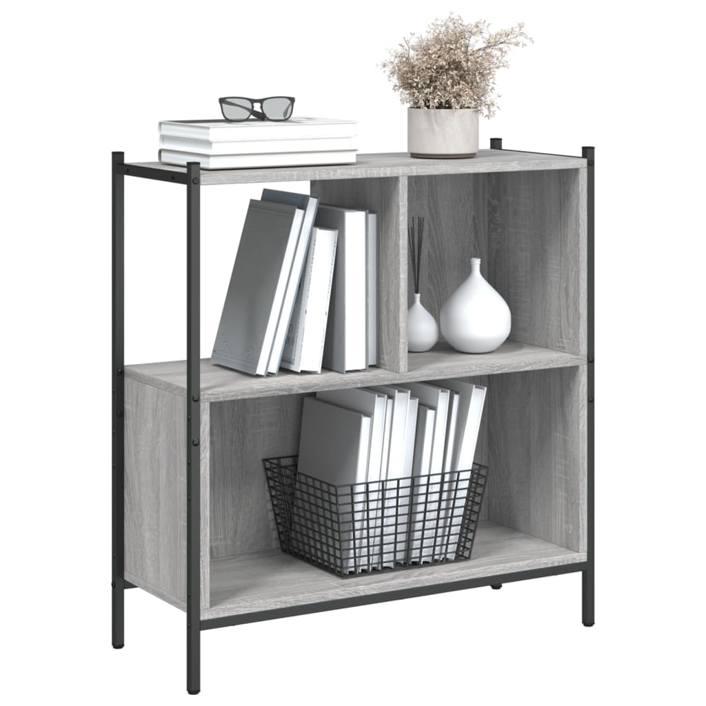 Regal za knjige boja hrasta 72x28x77,5 cm konstruirano drvo