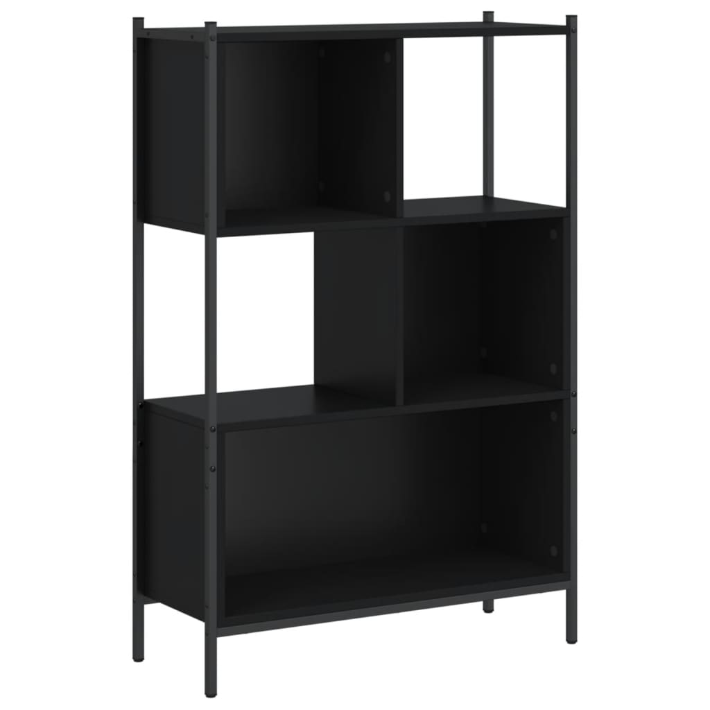 Regal za knjige crni 72x28x109 cm od konstruiranog drva