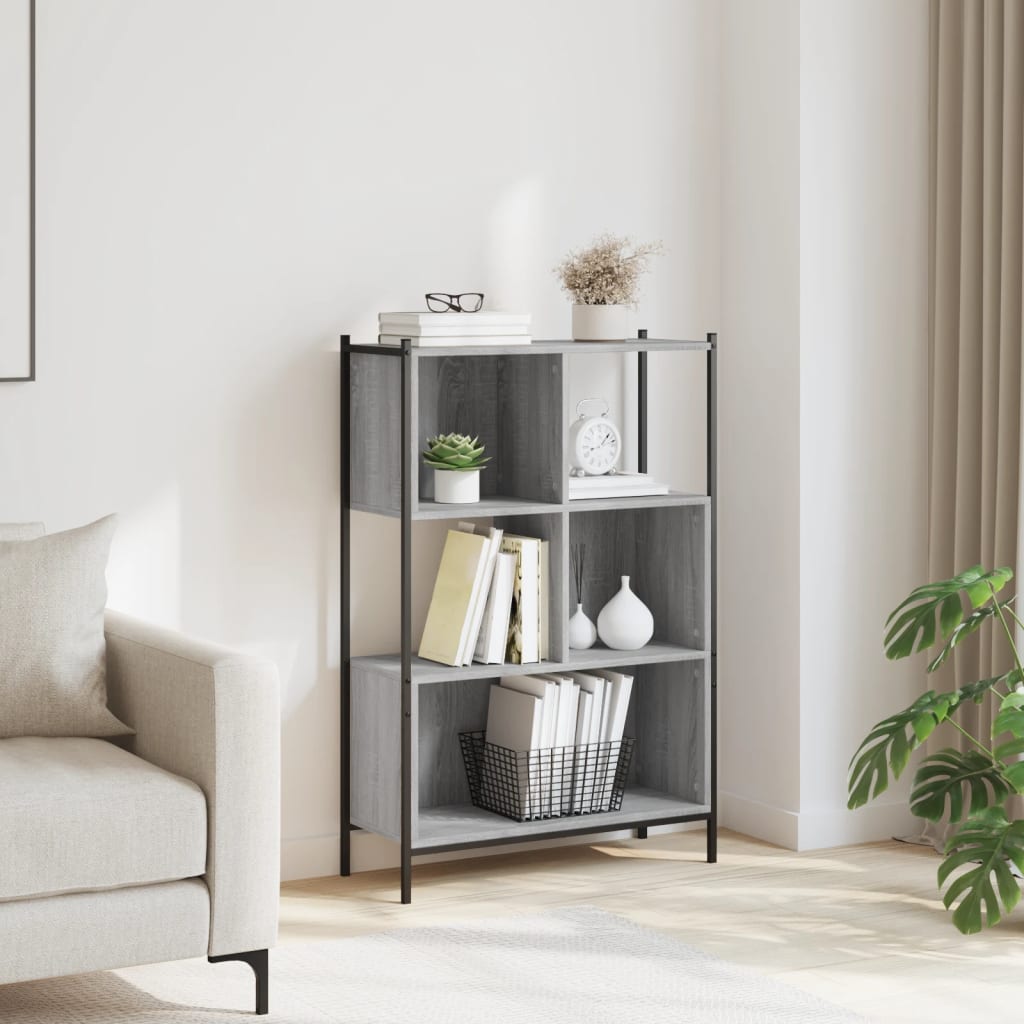 Regal za knjige boja hrasta 72x28x109 cm konstruirano drvo