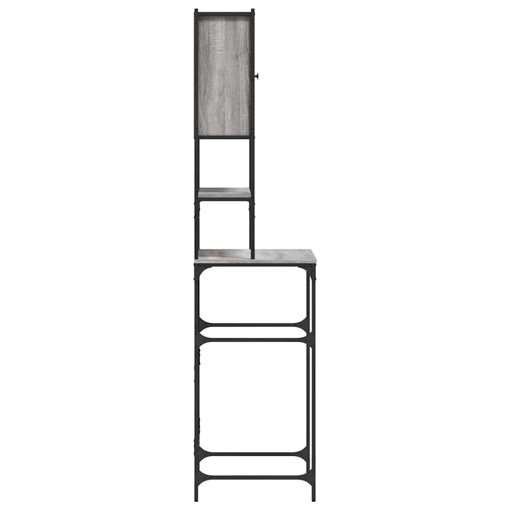Ormarić za perilicu rublja siva boja hrasta 68 x 48,5 x 194 cm