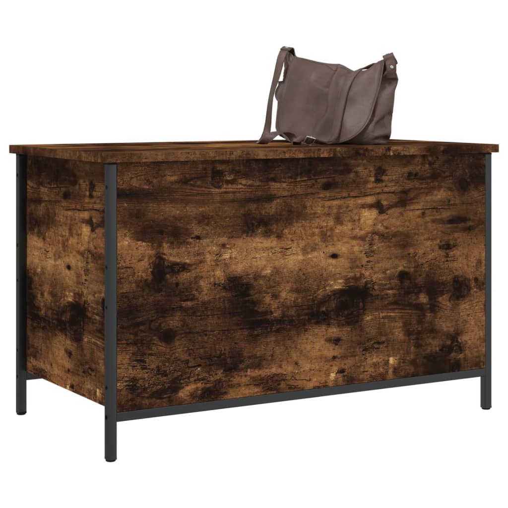 Klupa za pohranu boja hrasta 80x42,5x50cm od konstruiranog drva
