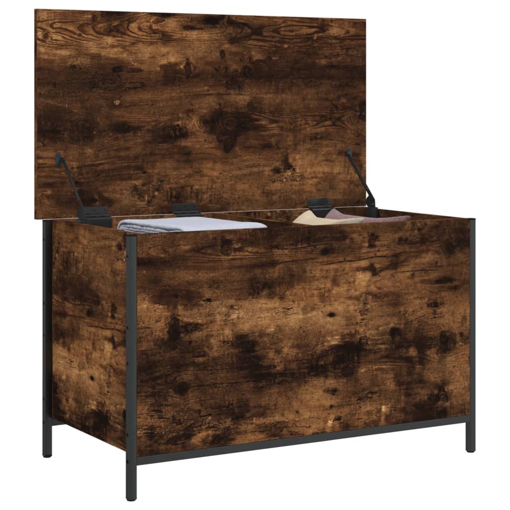 Klupa za pohranu boja hrasta 80x42,5x50cm od konstruiranog drva