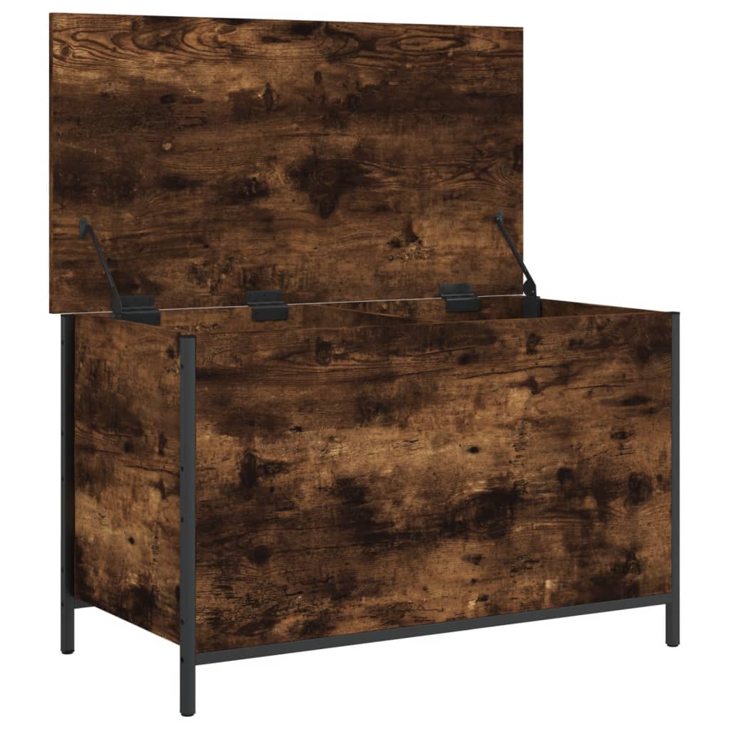 Klupa za pohranu boja hrasta 80x42,5x50cm od konstruiranog drva