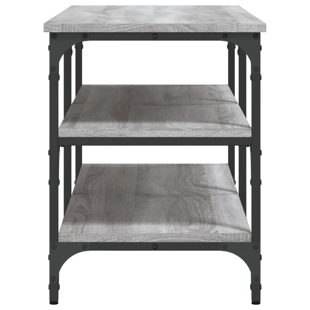Klupa za cipele boja hrasta 100x38,5x49 cm konstruirano drvo