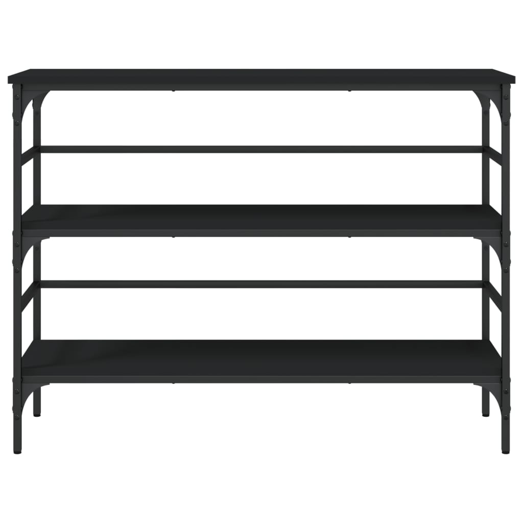 Konzolni stol crni 100 x 32 x 75 cm od konstruiranog drva