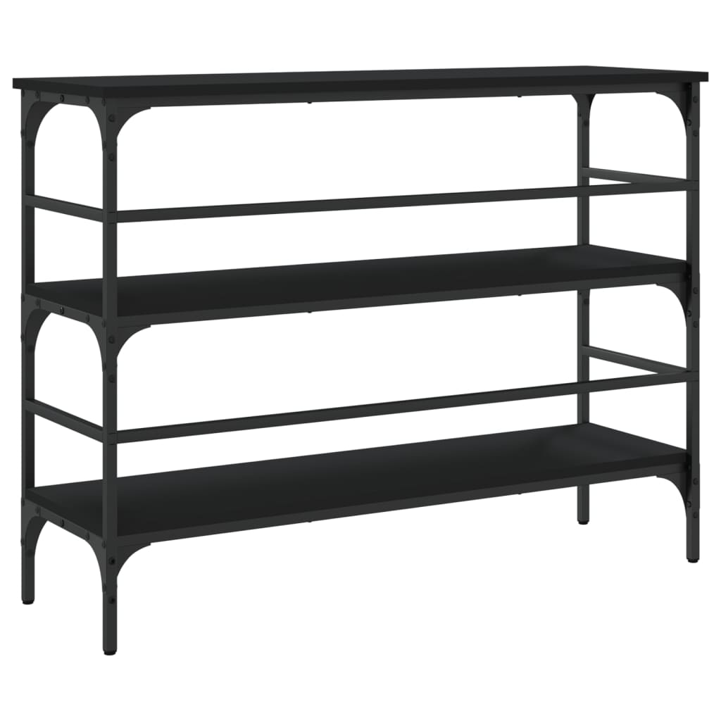 Konzolni stol crni 100 x 32 x 75 cm od konstruiranog drva