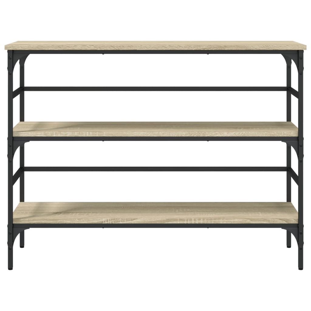 Konzolni stol boja hrasta sonome 100x32x75 cm konstruirano drvo