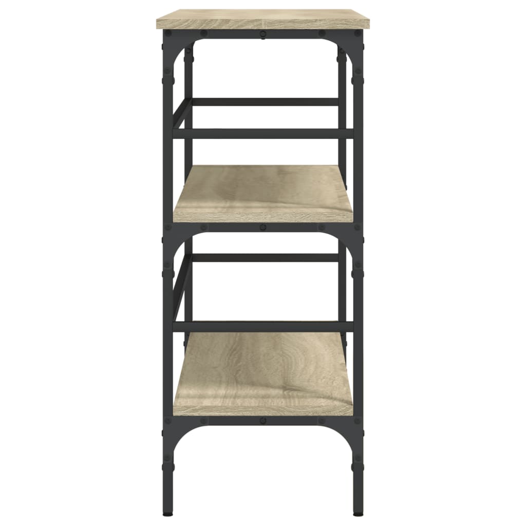 Konzolni stol boja hrasta sonome 100x32x75 cm konstruirano drvo