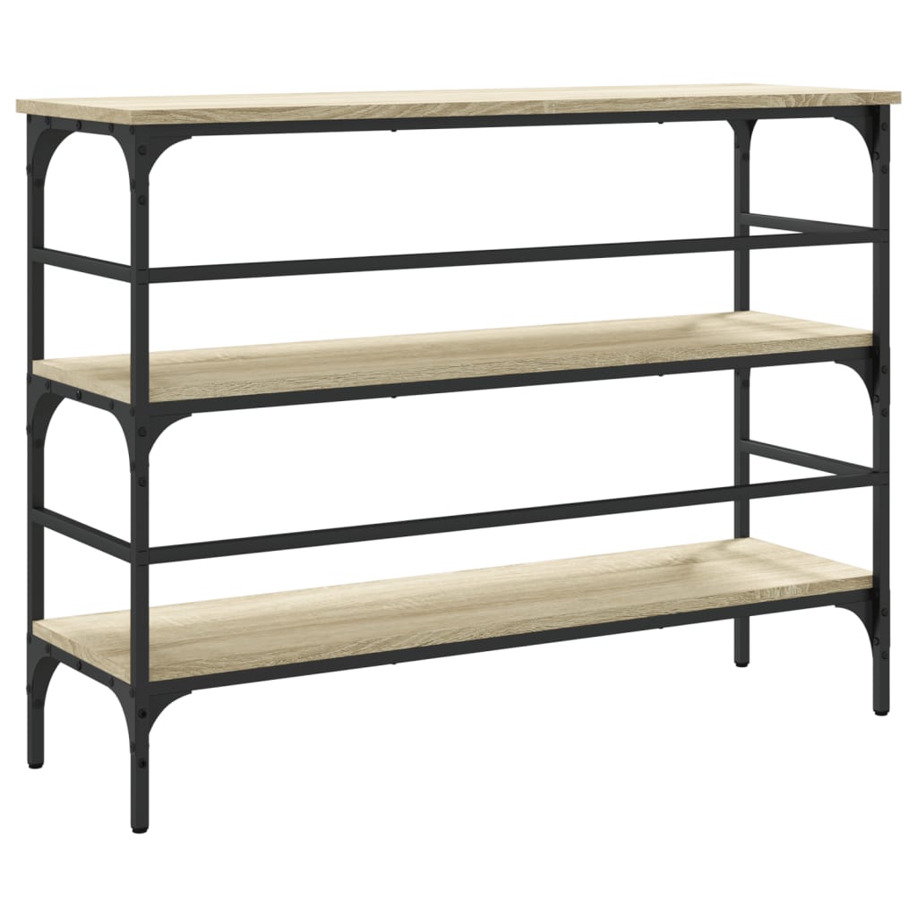 Konzolni stol boja hrasta sonome 100x32x75 cm konstruirano drvo