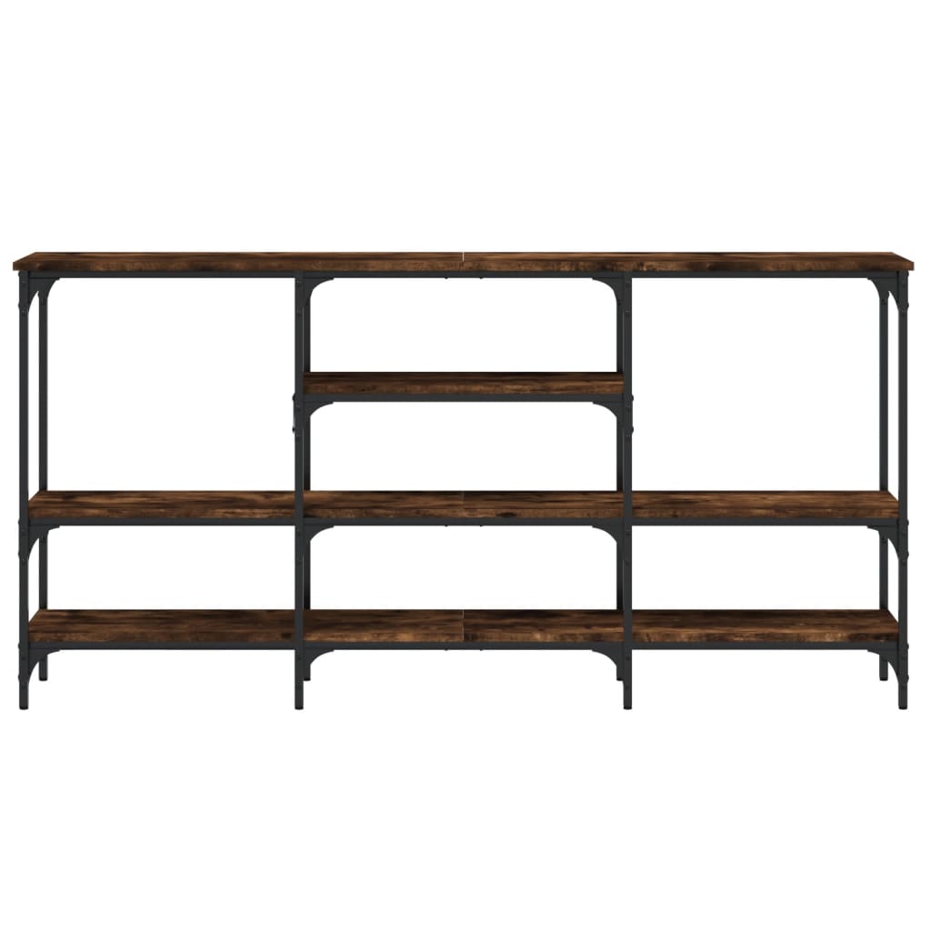 Konzolni stol boja hrasta 160x29x80 cm od konstruiranog drva