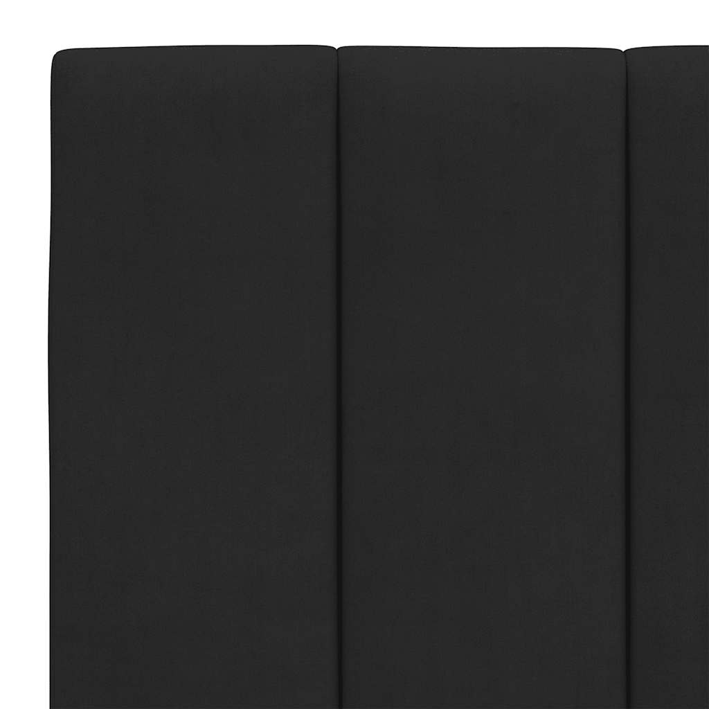Okvir za krevet bez madraca Hanko crni 140x200 cm baršunasti
