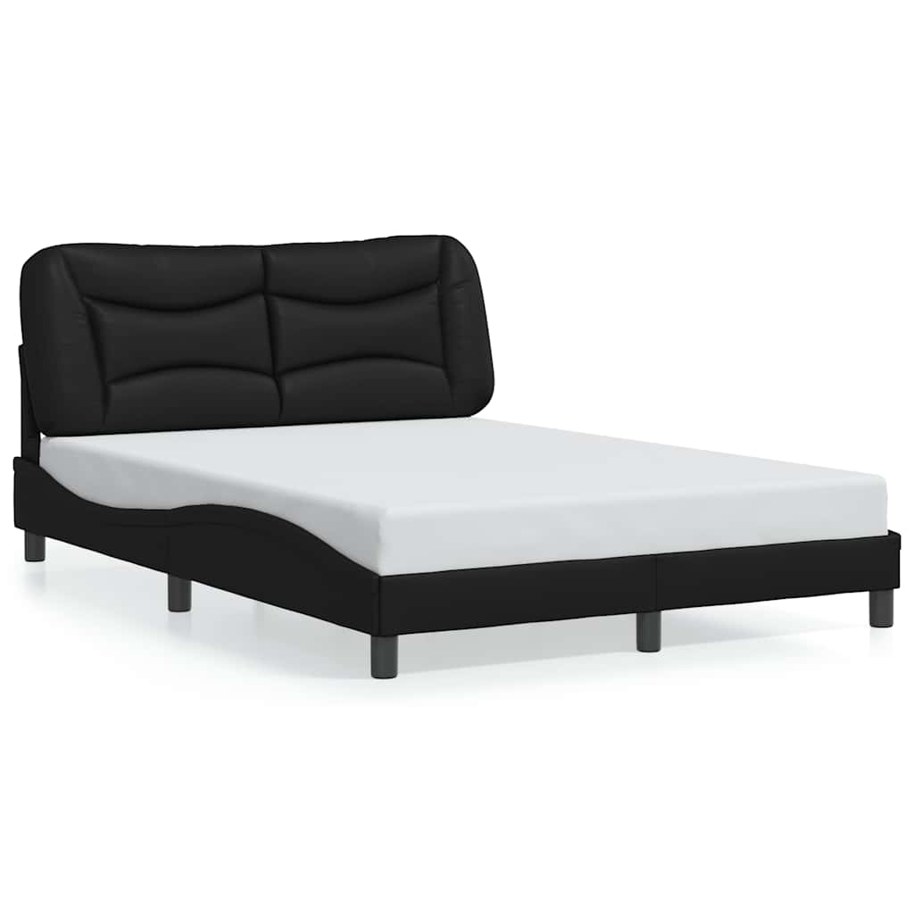 Okvir za krevet bez madraca Hvar crni 140x190 cm od umjetne kože