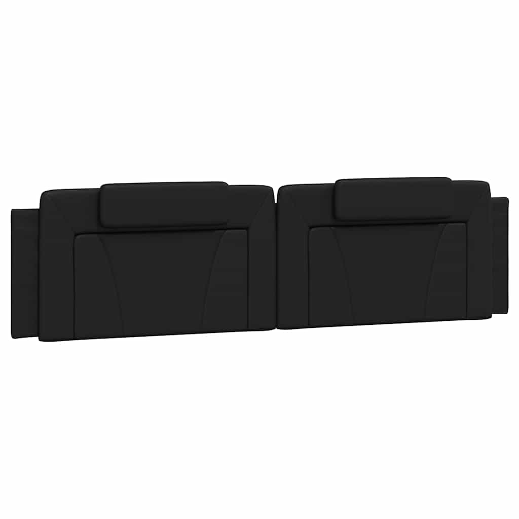 Okvir za krevet Viana bez madraca crni 200x200 cm od umjetne kože