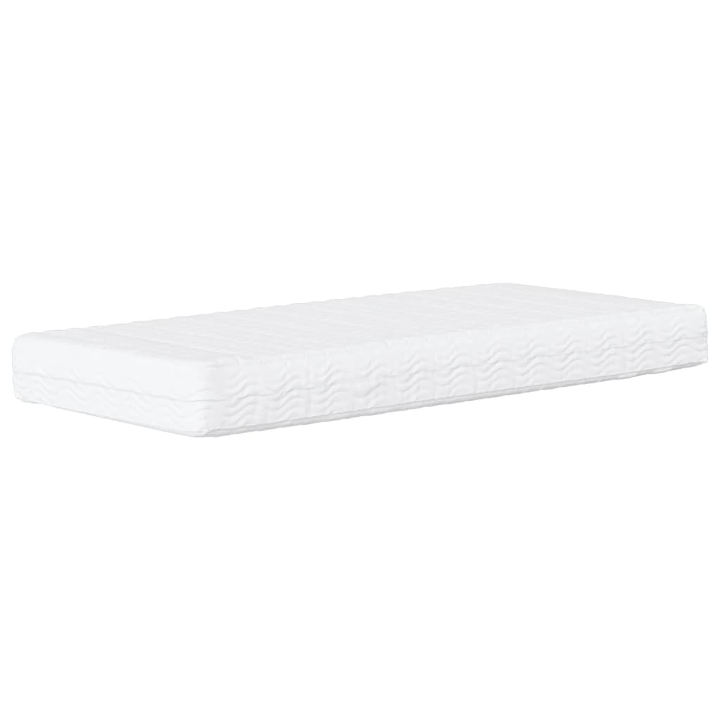 Krevet s madracem Dover crni 100x200 cm baršunasti