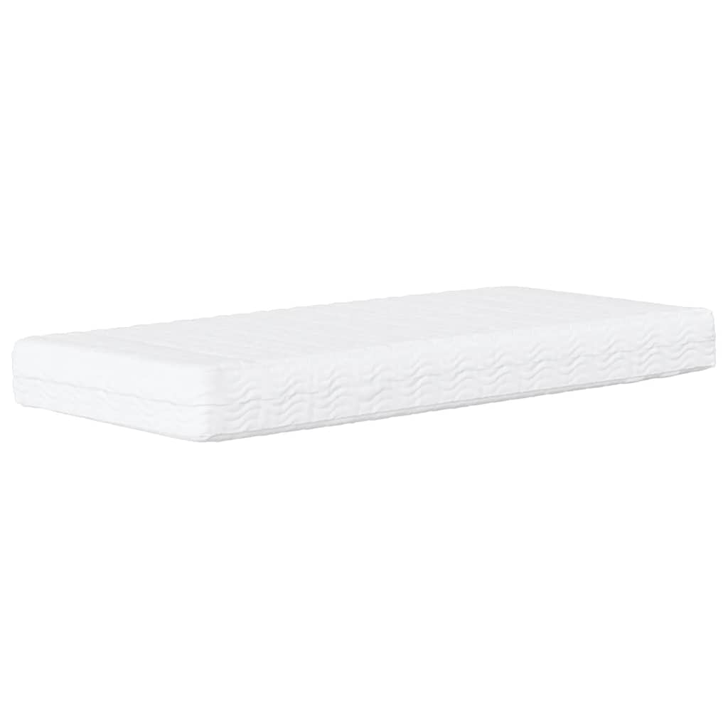 Krevet s madracem Dover plavi 100 x 200 cm baršunasti