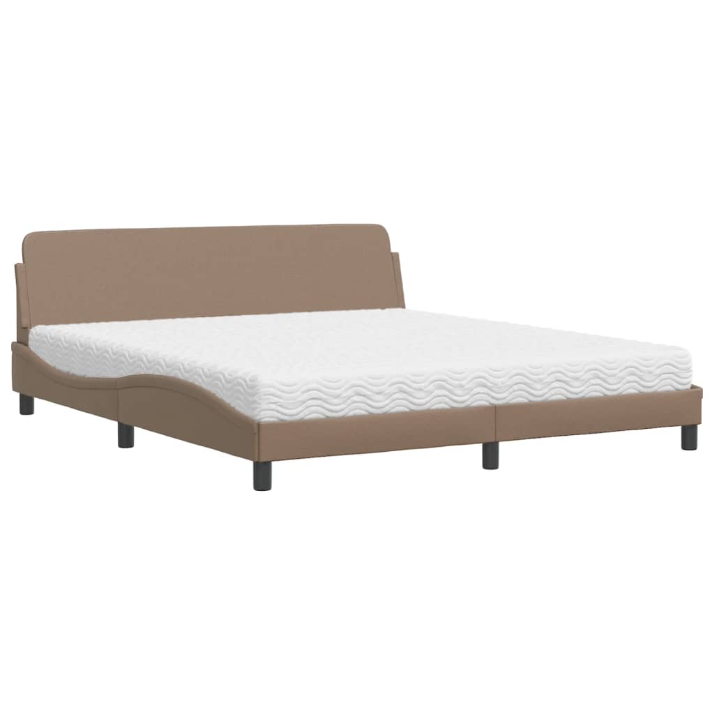 Krevet s madracem Dover cappuccino 180x200 cm umjetna koža