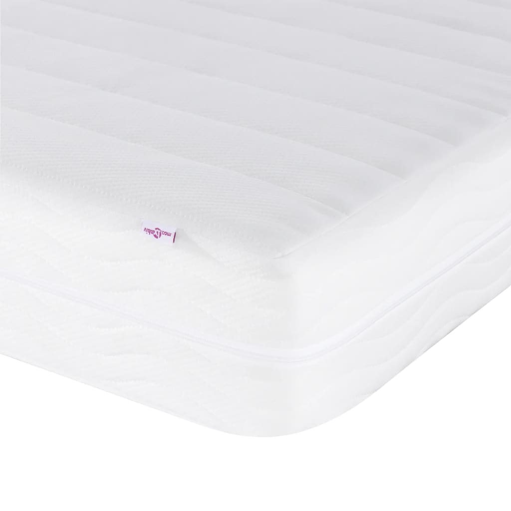 Krevet s madracem Hvar krem 100 x 200 cm od tkanine