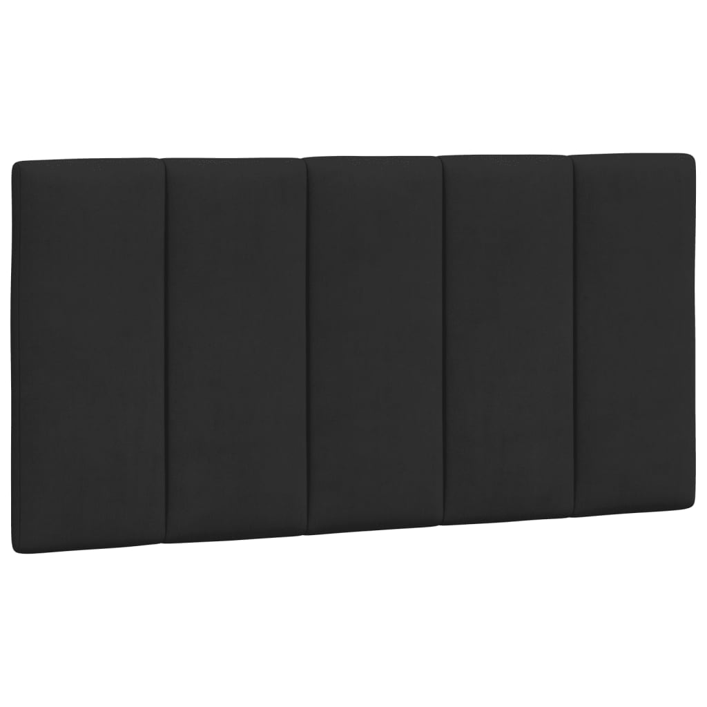 Krevet s madracem Hanko crni 100x200 cm baršunasti
