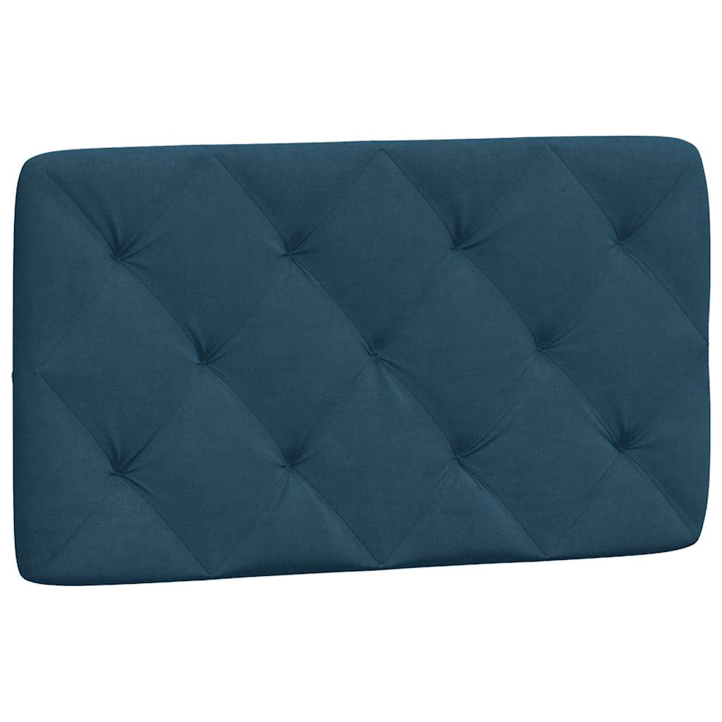Krevet s madracem plavi 90x200 cm baršunasti