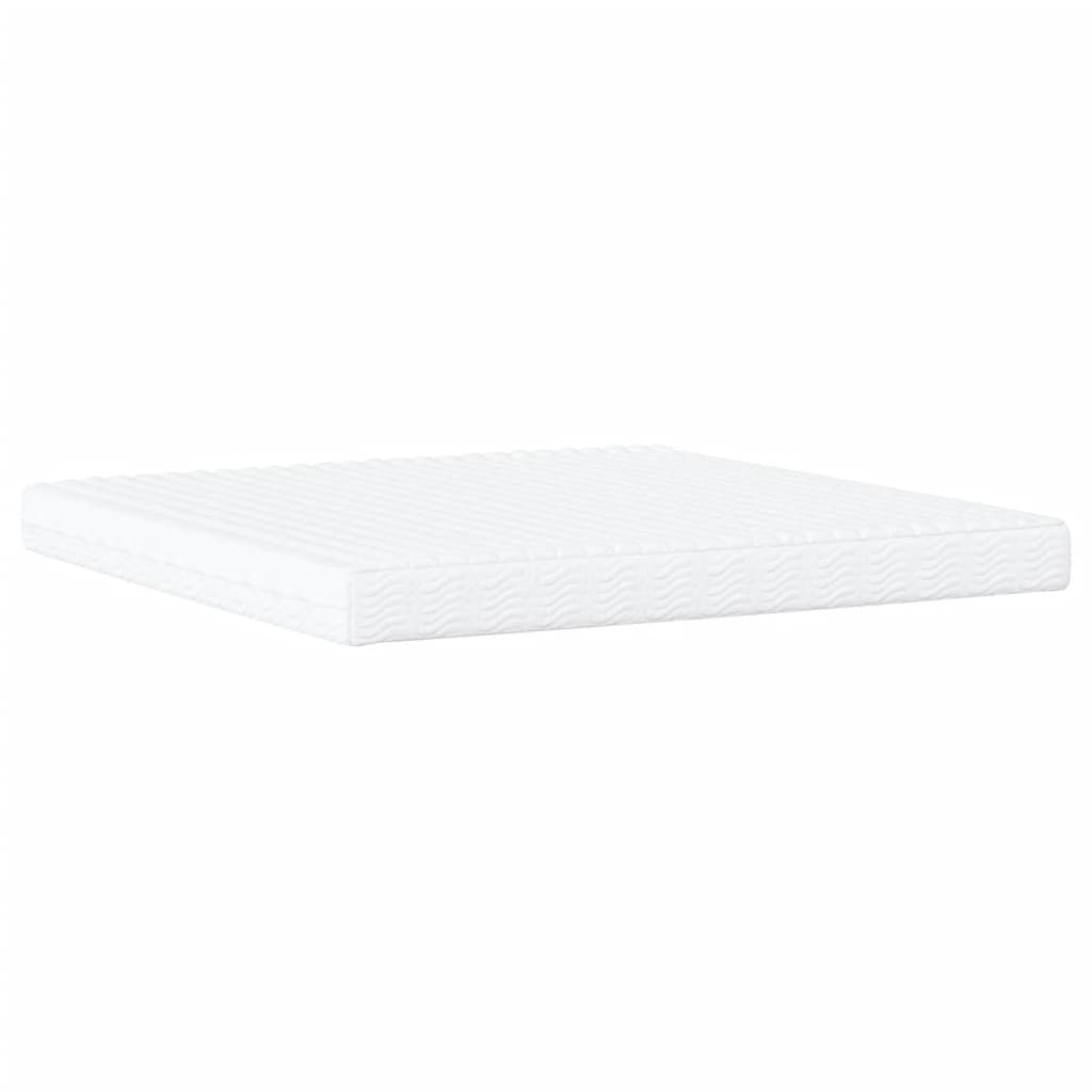 Krevet s madracem Hvar sivi 200 x 200 cm od umjetne kože