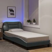 Okvir kreveta s LED-om bez madraca Hvar 90x190 cm od tkanine
