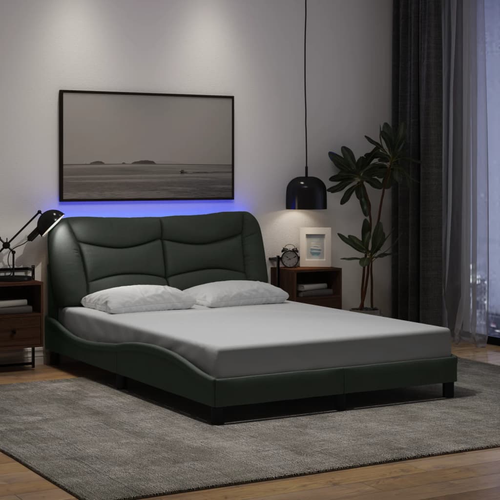 Okvir kreveta s LED-om bez madraca Hvar 120 x 200 cm od tkanine