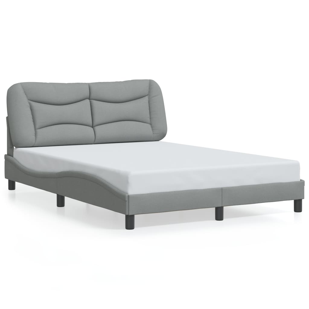 Okvir kreveta s LED-om bez madraca Hvar 140 x 190 cm od tkanine