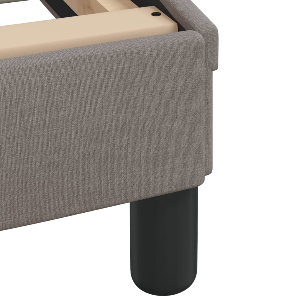 Okvir kreveta s LED-om bez madraca Hvar Taupe 140x190 cm tkanina